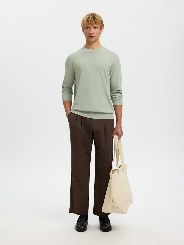 Selected homme Herren Pullover Aqua Gra