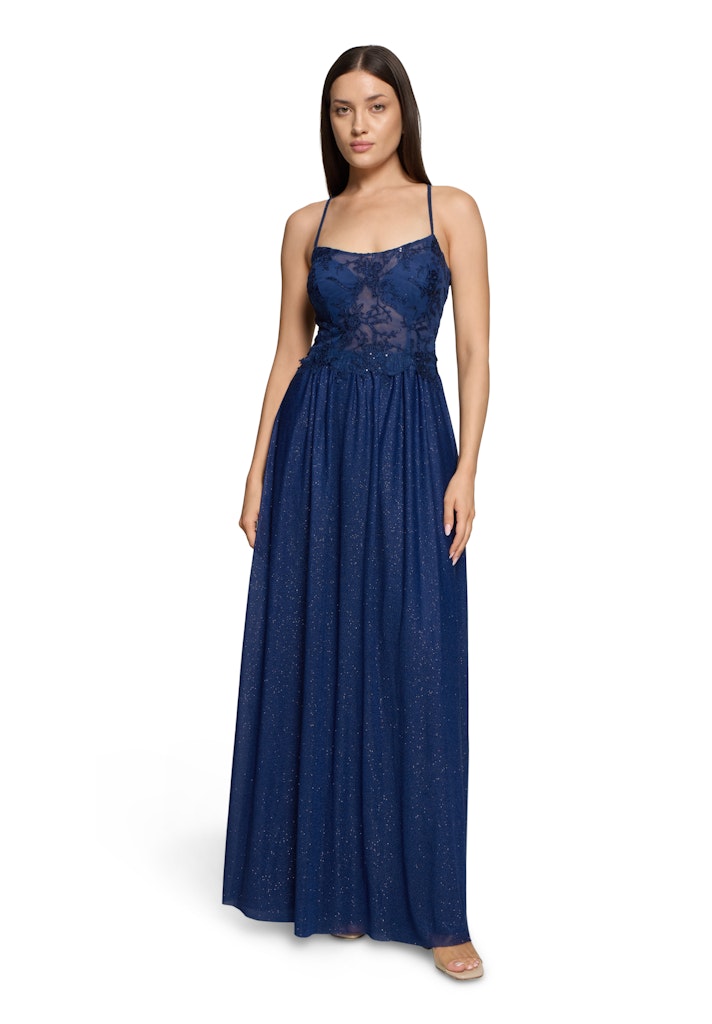 Vera Mont Damen Kleider Dark Blue/Grey