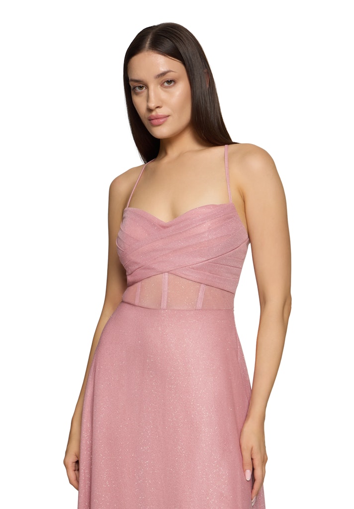 Vera Mont Damen Kleider Rosé/Silver