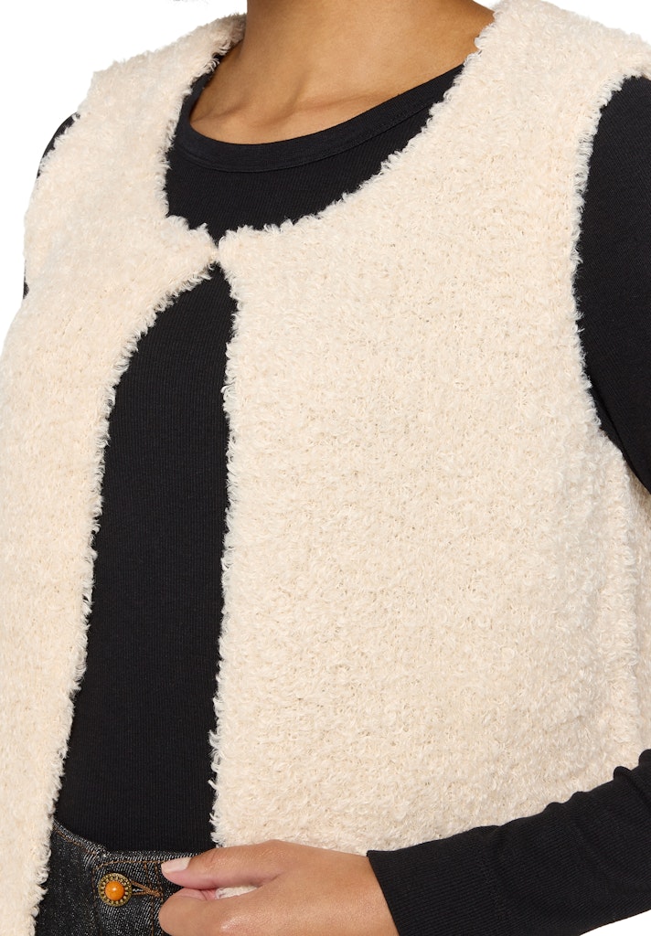 Cartoon Damen Strickjacken Cream