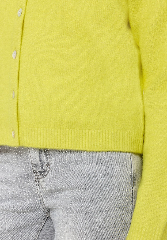 Cartoon Damen Strickjacken Neon Yellow