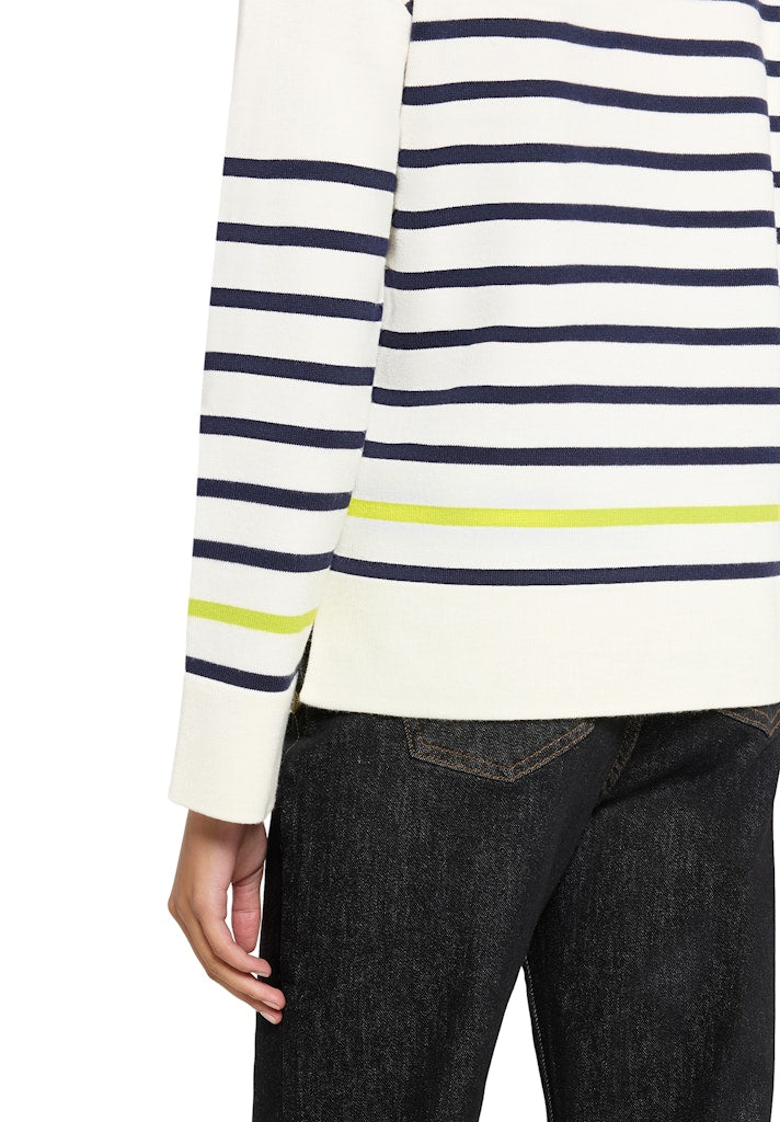 Cartoon Damen Pullover Blue/Cream