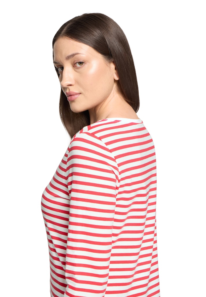 Betty & Co Damen T-Shirts Cream/Red