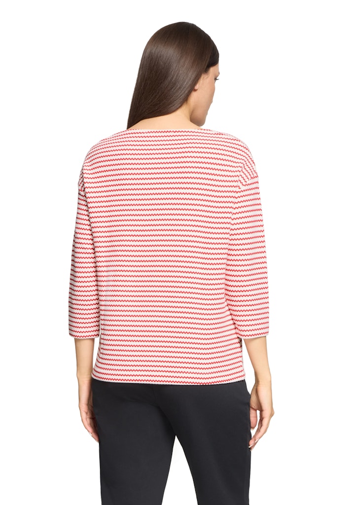Betty & Co Damen Sweatshirts Red/Cream