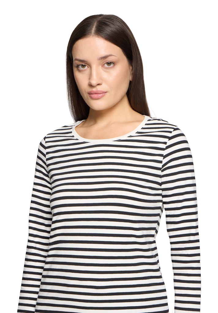 Betty & Co Damen T-Shirts Cream/Black