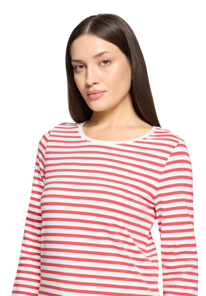 Betty & Co Damen T-Shirts Cream/Red
