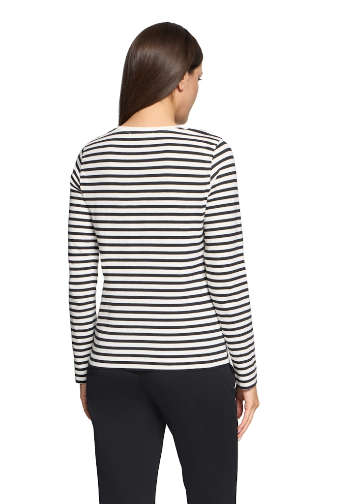 Betty & Co Damen T-Shirts Cream/Black