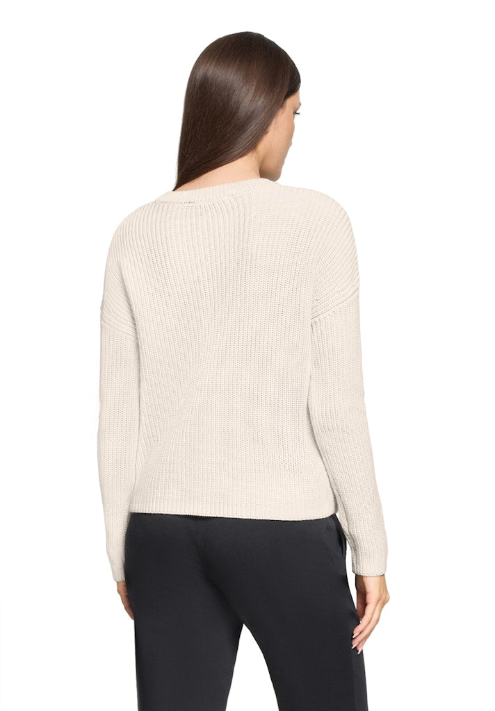 Betty & Co Damen Pullover White Sand