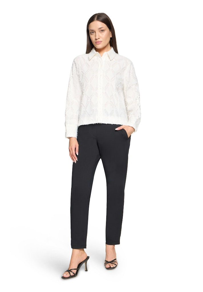Betty & Co Damen Blusen Offwhite