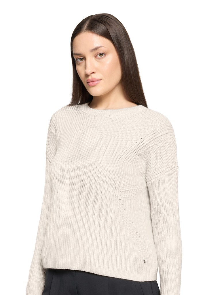 Betty & Co Damen Pullover White Sand