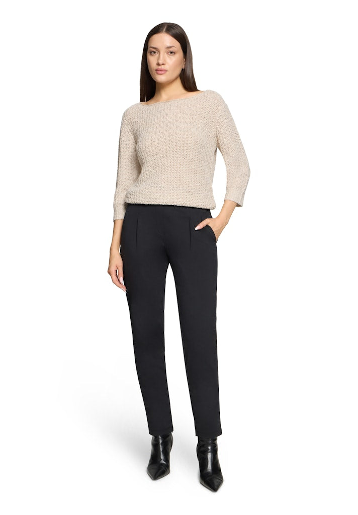 Betty & Co Damen Pullover Dark Cream Mela