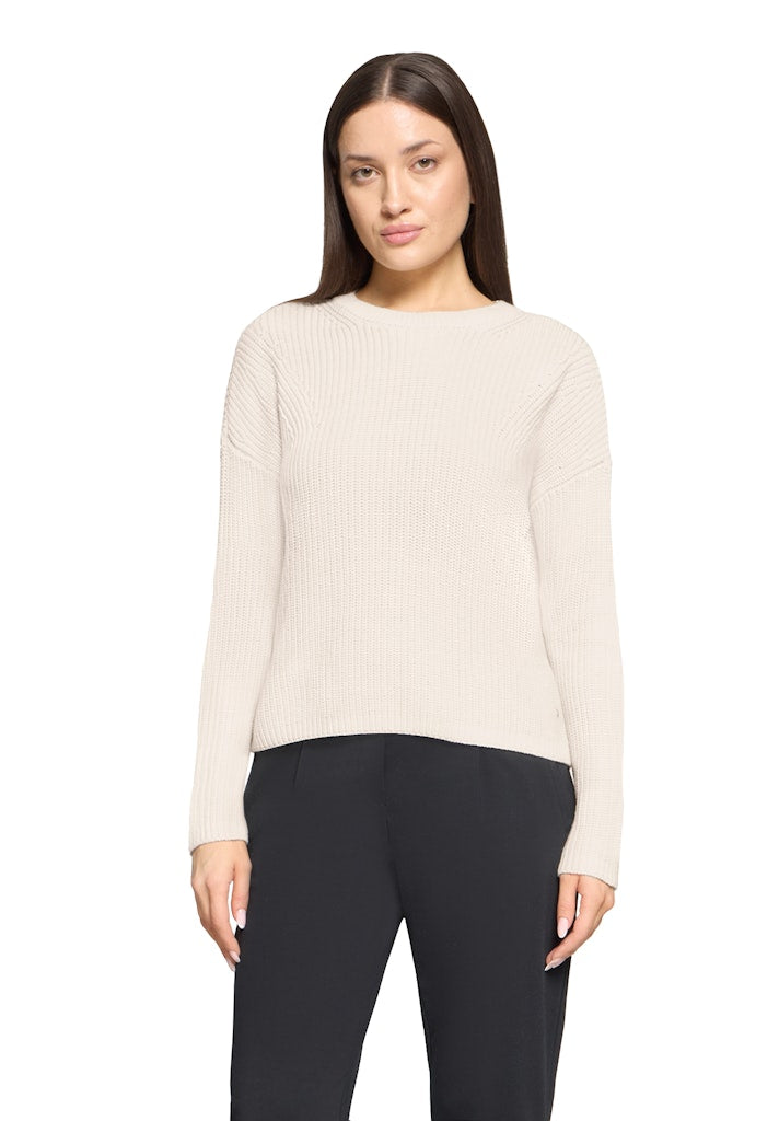 Betty & Co Damen Pullover White Sand