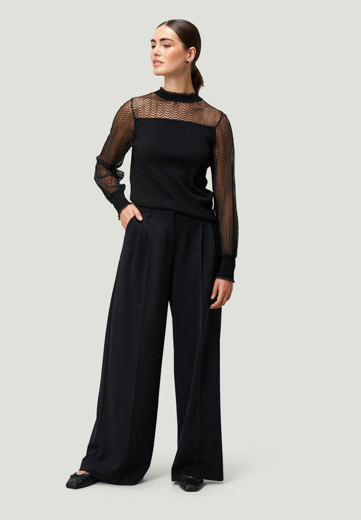 Zero Damen Pullover Black Beauty