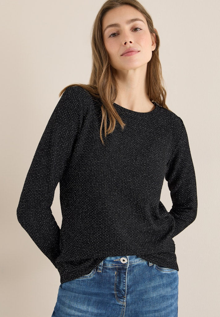 Cecil Damen T-Shirts  Black