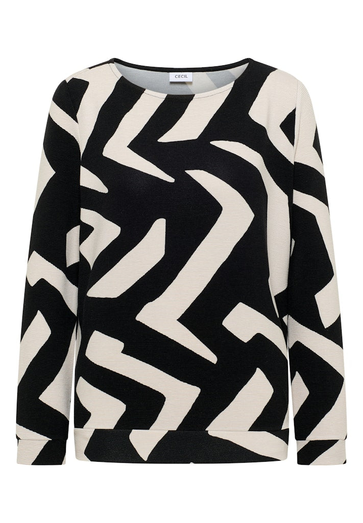 Cecil Damen T-Shirts  Light Gre