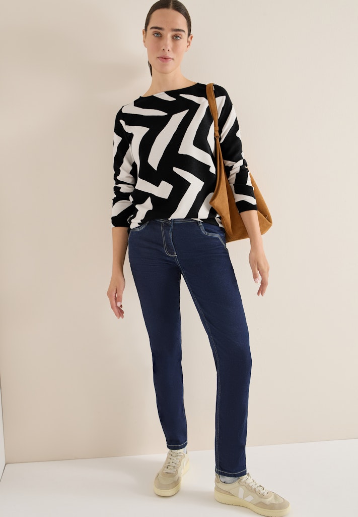 Cecil Damen T-Shirts  Light Gre