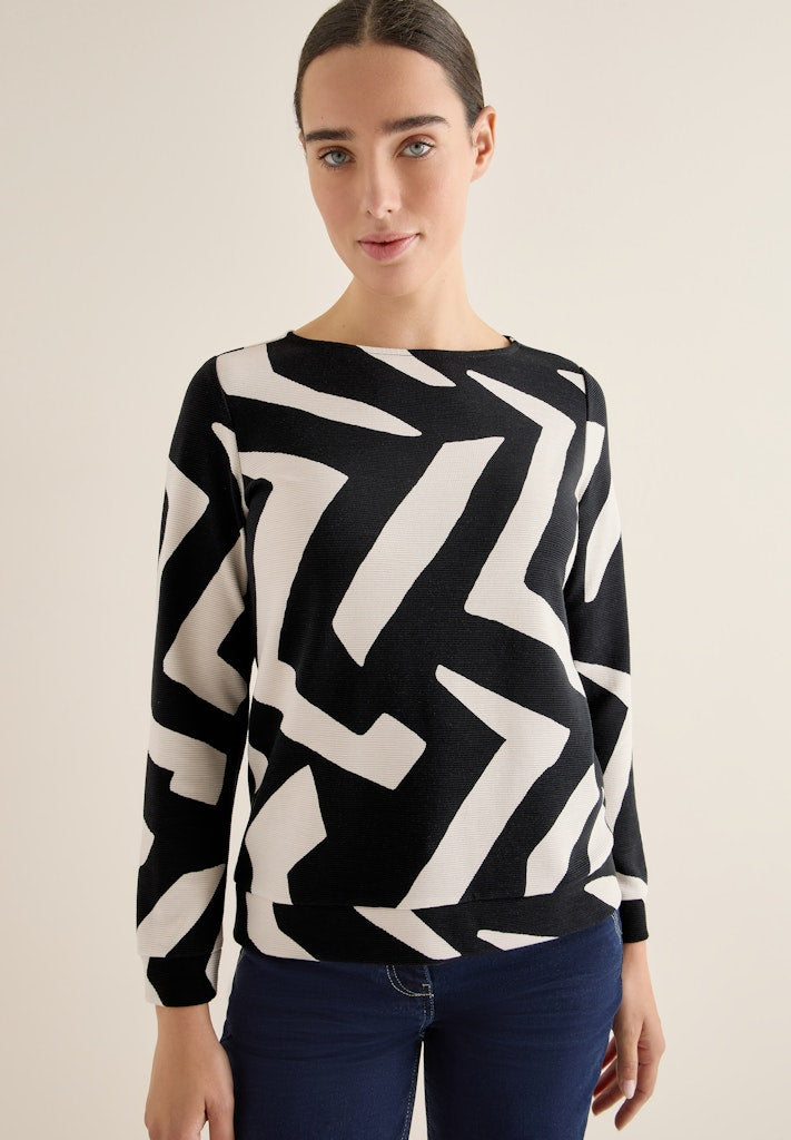 Cecil Damen T-Shirts Light Gre