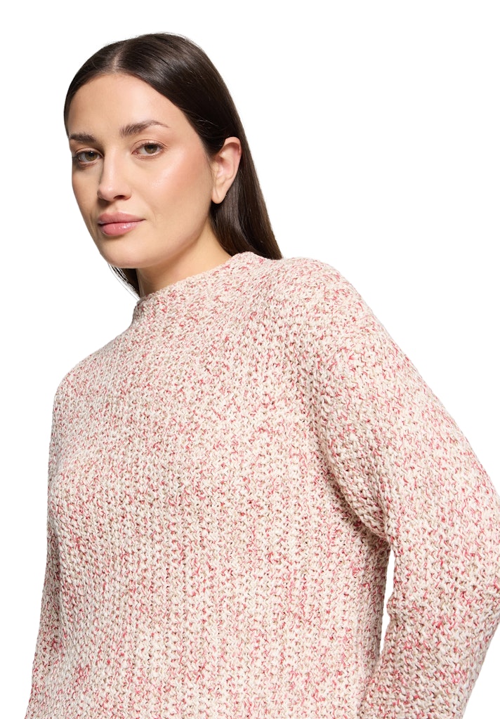 Betty & Co Damen Pullover Nature/Red