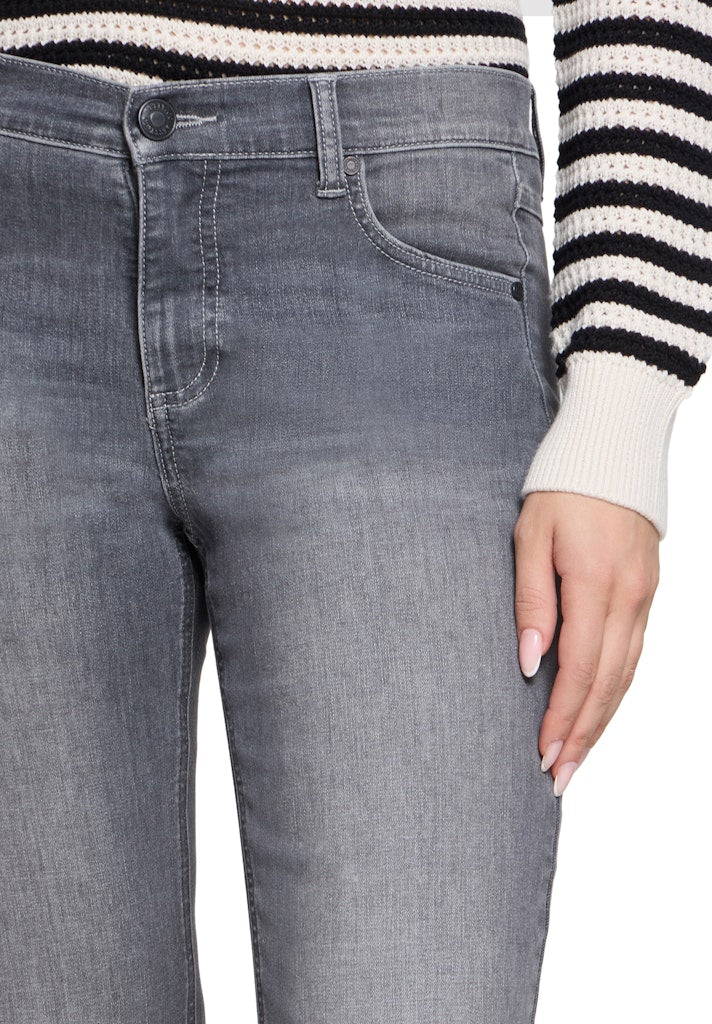 Betty & Co Damen Hosen Grey Denim