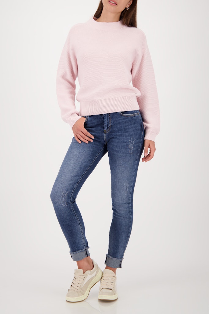 Monari Damen Pullover Light Rose