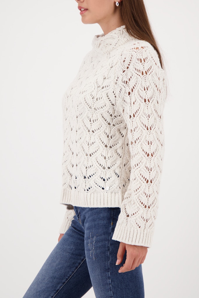 Monari Damen Pullover  Pearl