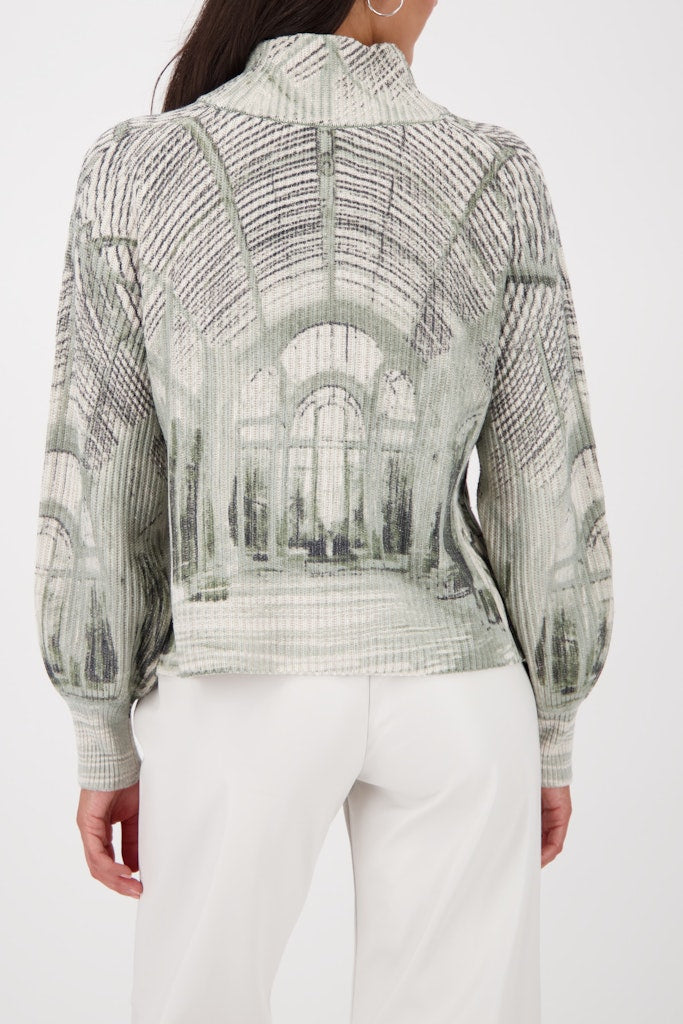 Monari Damen Pullover  Sage Gemust