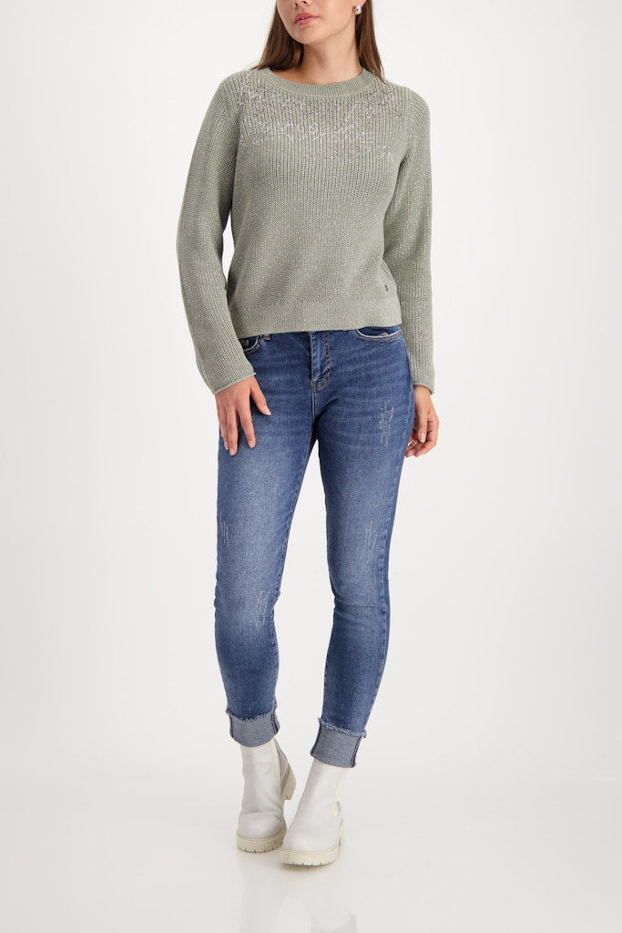 Monari Damen Pullover Sage