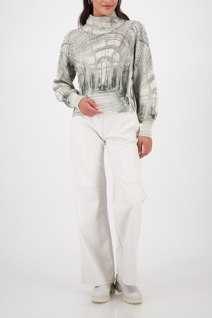 Monari Damen Pullover  Sage Gemust