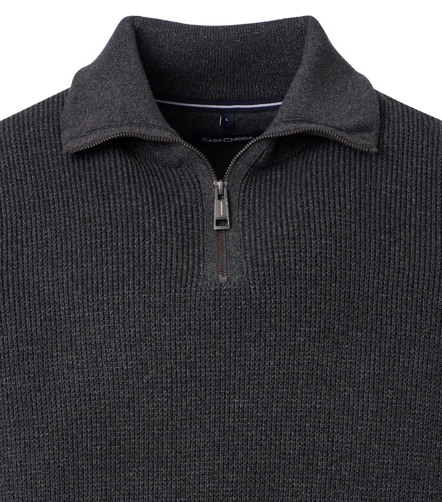 Casa Moda Herren Pullover  Anthrazit