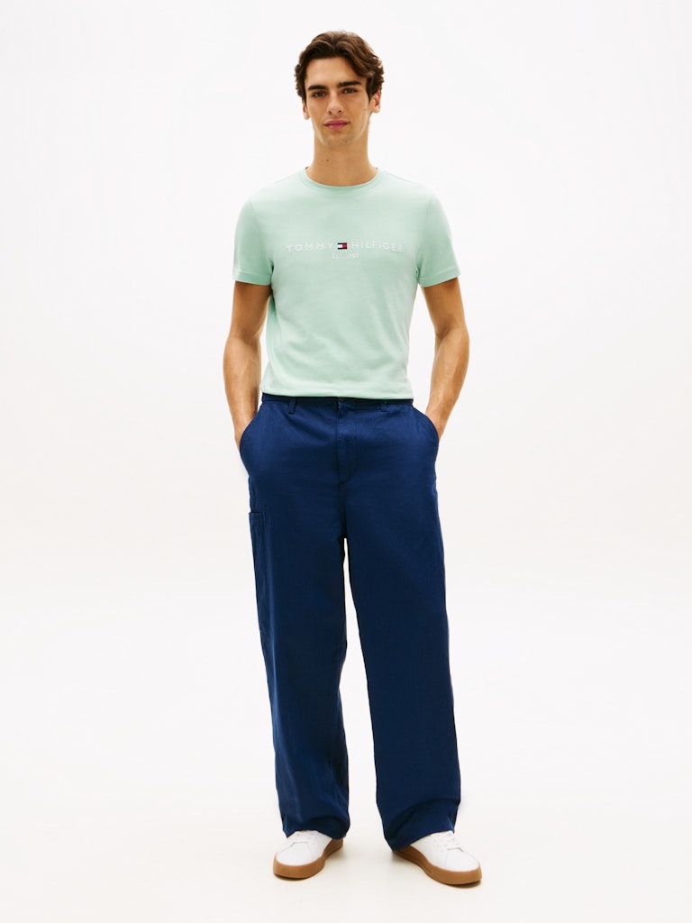 Tommy Hilfiger Herren T-Shirts kurz Mai Green