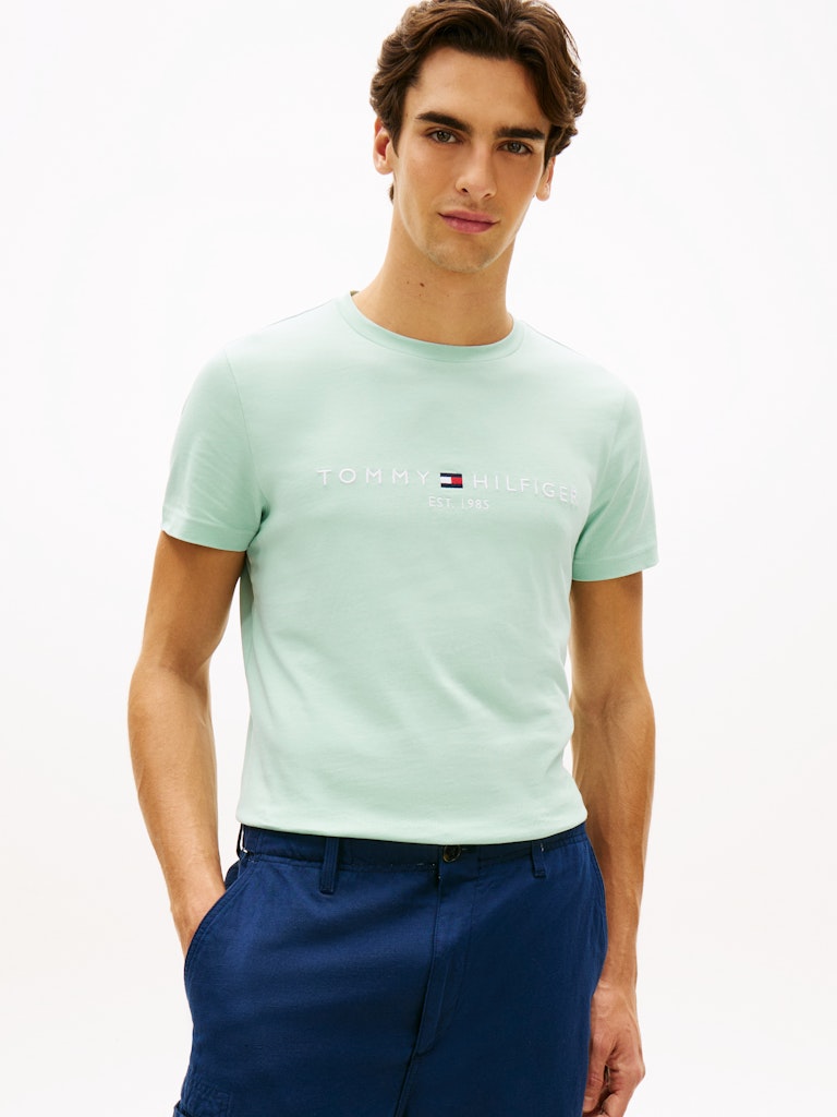 Tommy Hilfiger Herren T-Shirts kurz Mai Green