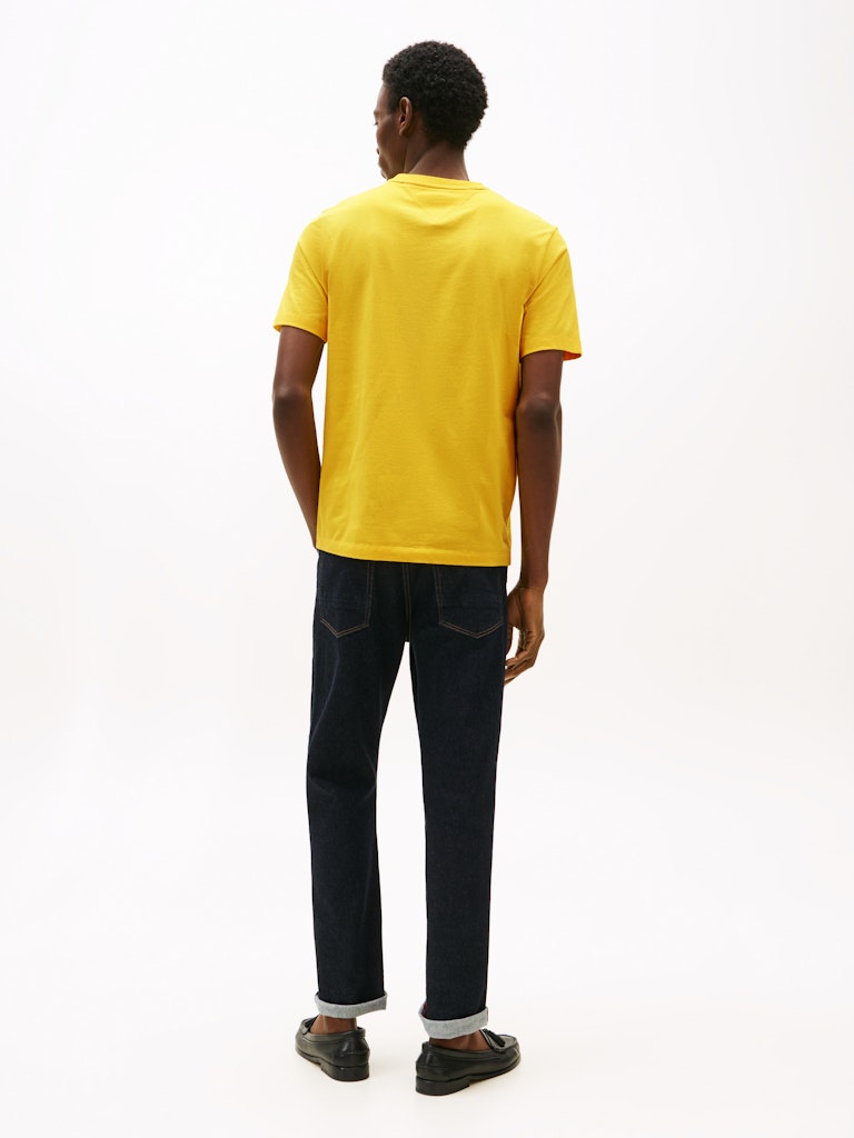 Tommy Hilfiger Herren T-Shirts kurz Zgx Yellow