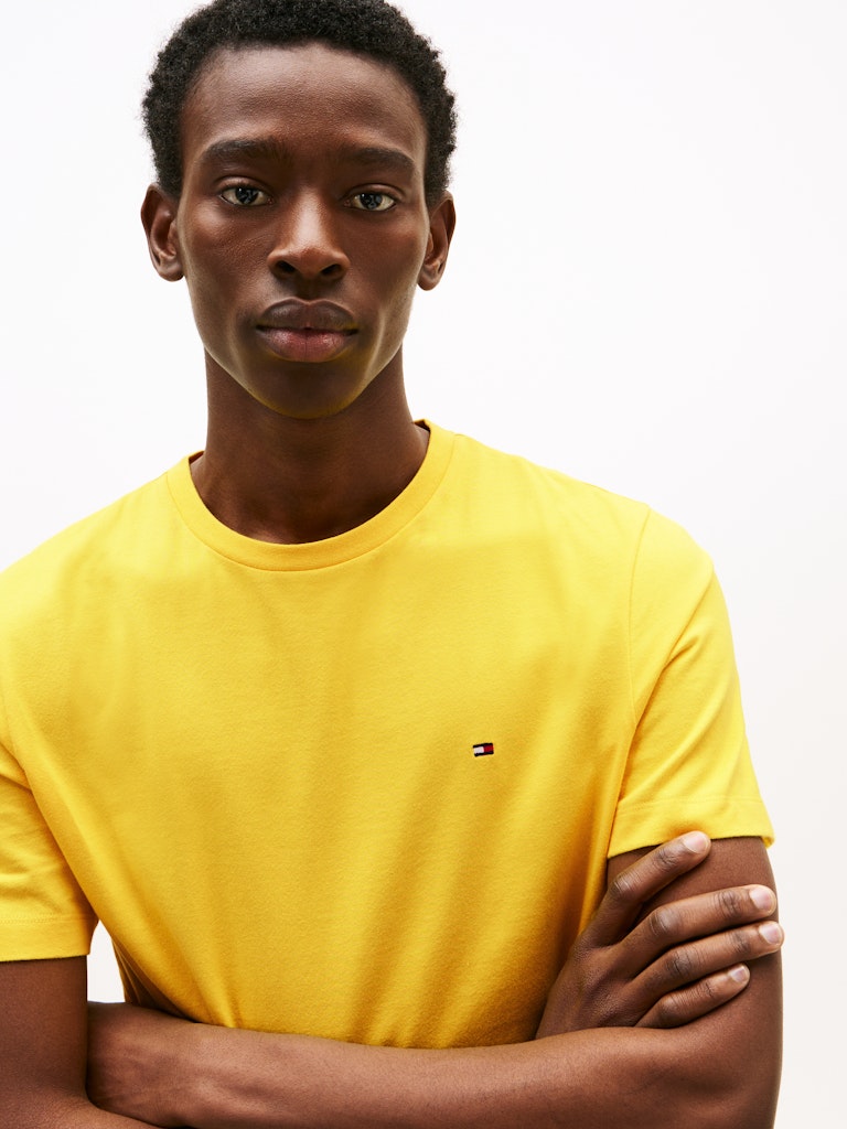 Tommy Hilfiger Herren T-Shirts kurz Zgx Yellow