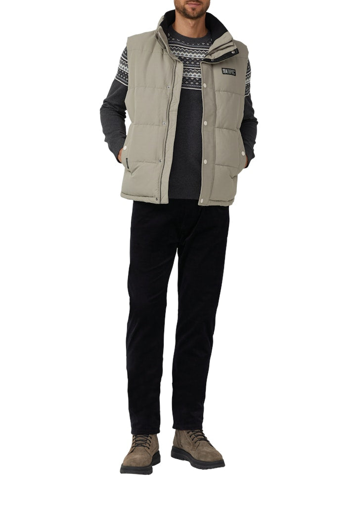 S. Oliver red Herren Pullover Grey/Black