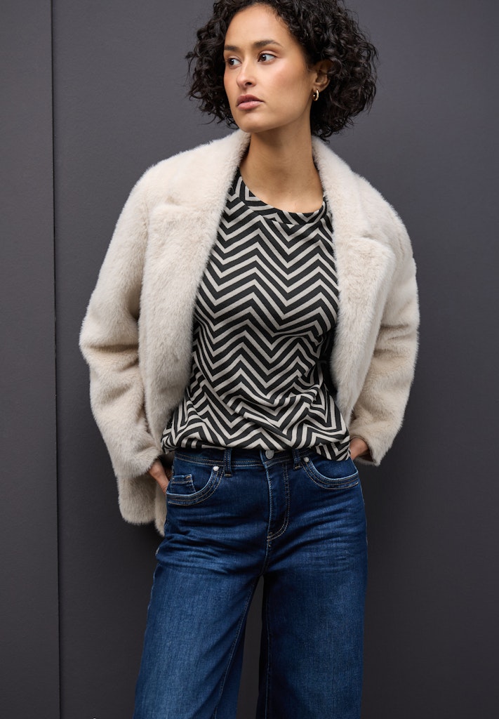 Street One Damen T-Shirts  Black