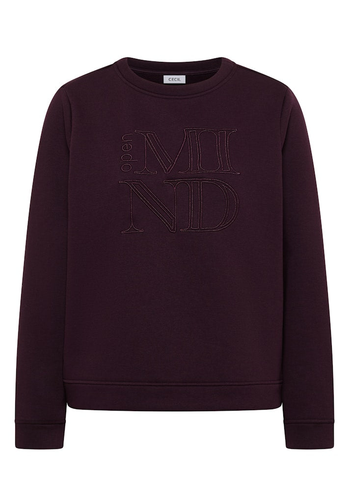 Cecil Damen Pullover  Eggplant