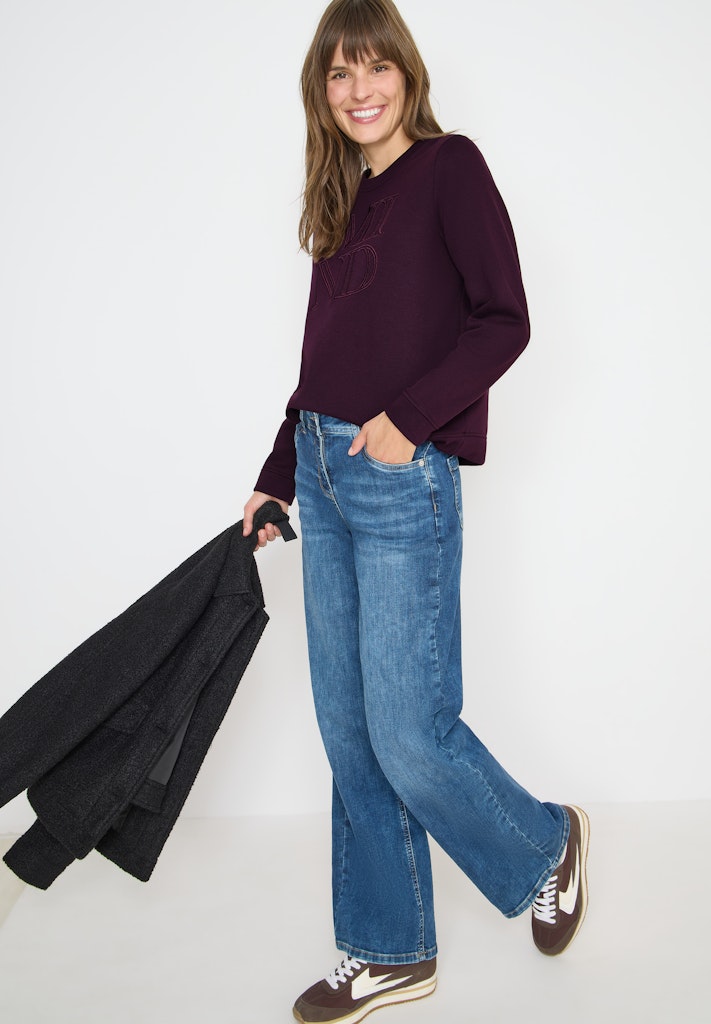 Cecil Damen Pullover Eggplant