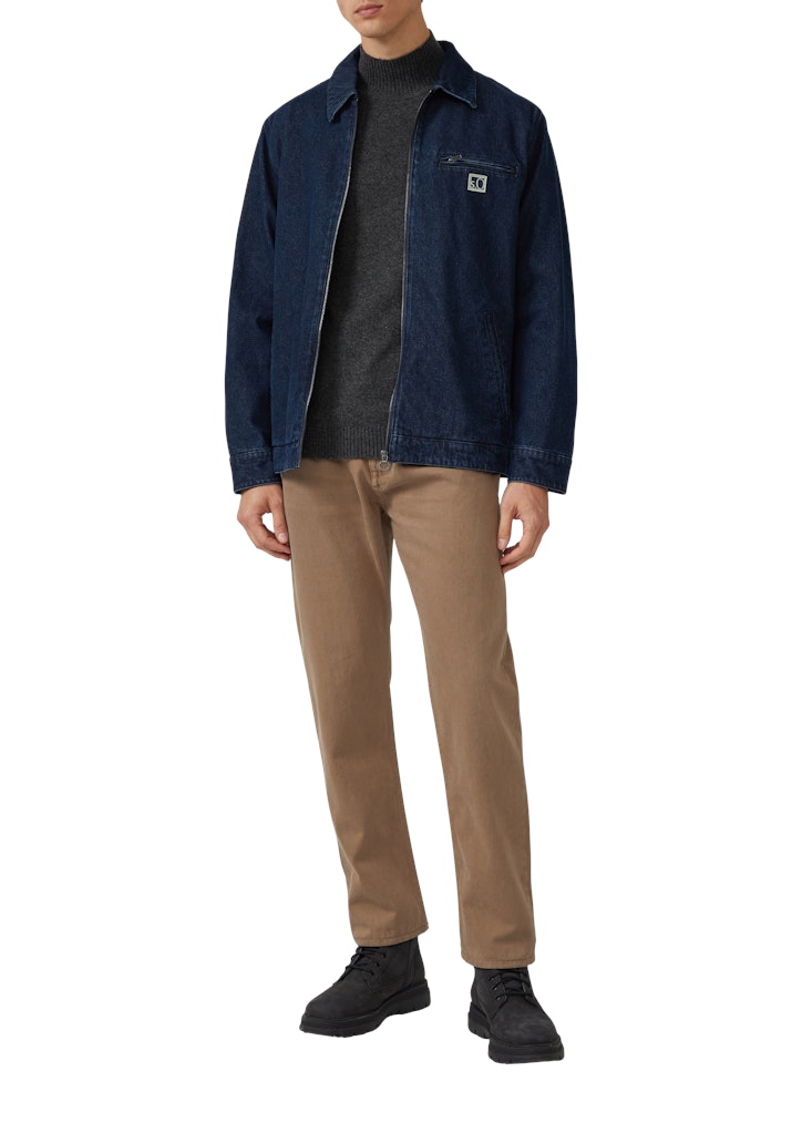 S. Oliver red Herren Pullover Grey/Black