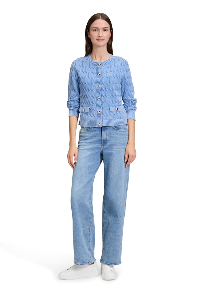 Betty & Co Damen Hosen Light Blue Deni