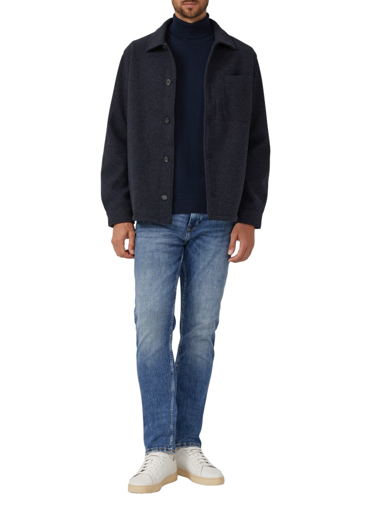 S. Oliver red Herren Pullover Blue