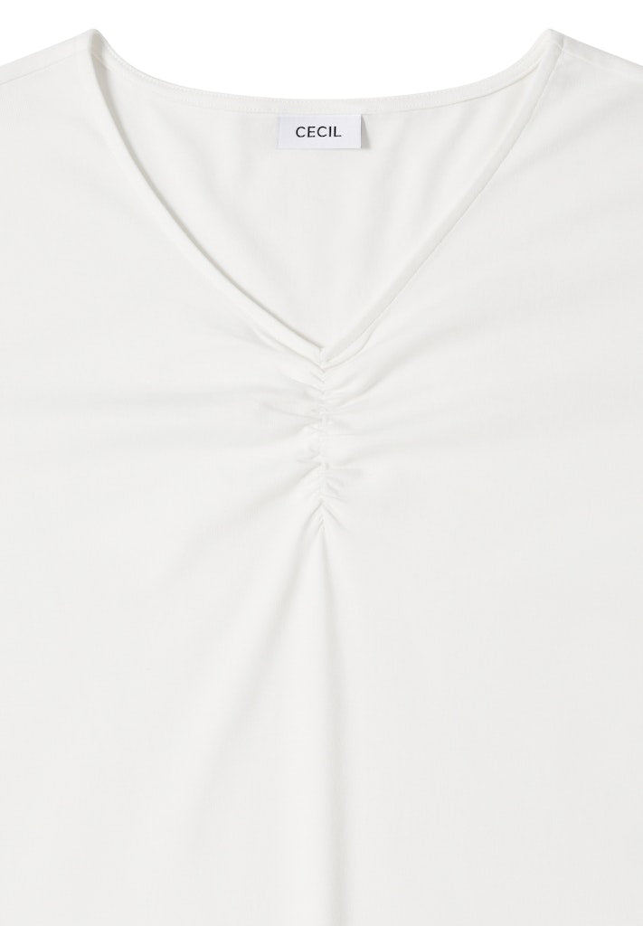 Cecil Damen T-Shirts  Vanilla W