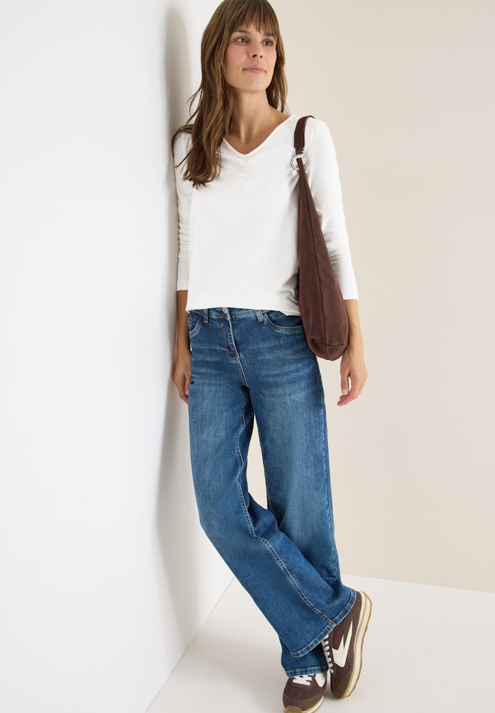 Cecil Damen T-Shirts  Vanilla W