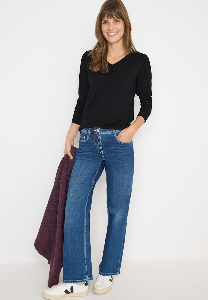 Cecil Damen T-Shirts Black