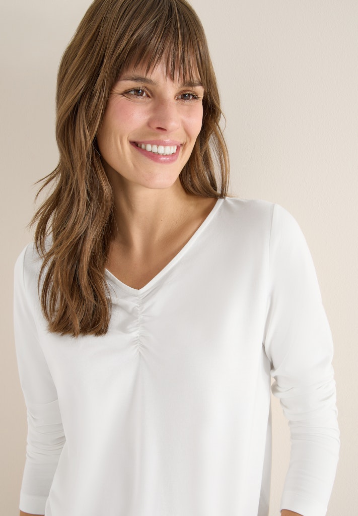 Cecil Damen T-Shirts  Vanilla W