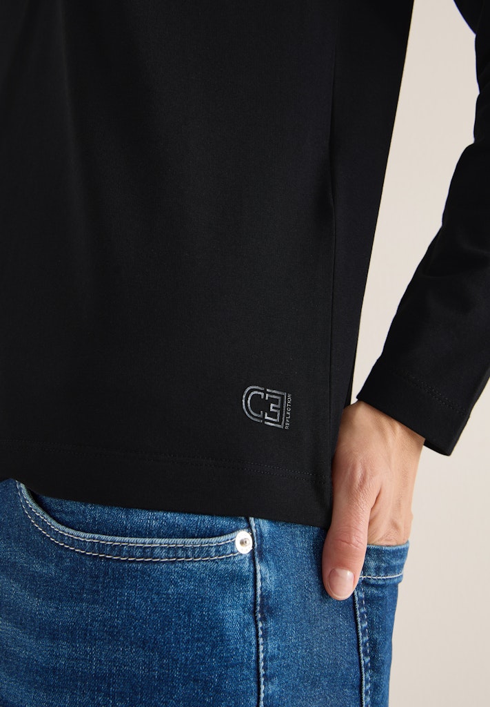 Cecil Damen T-Shirts Black