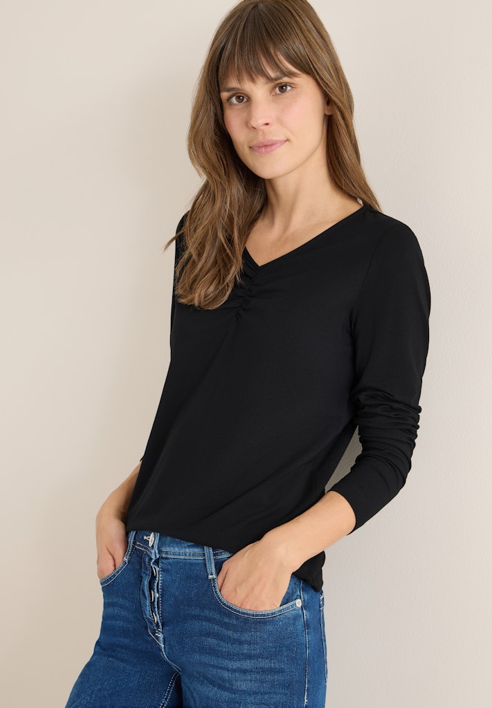 Cecil Damen T-Shirts Black
