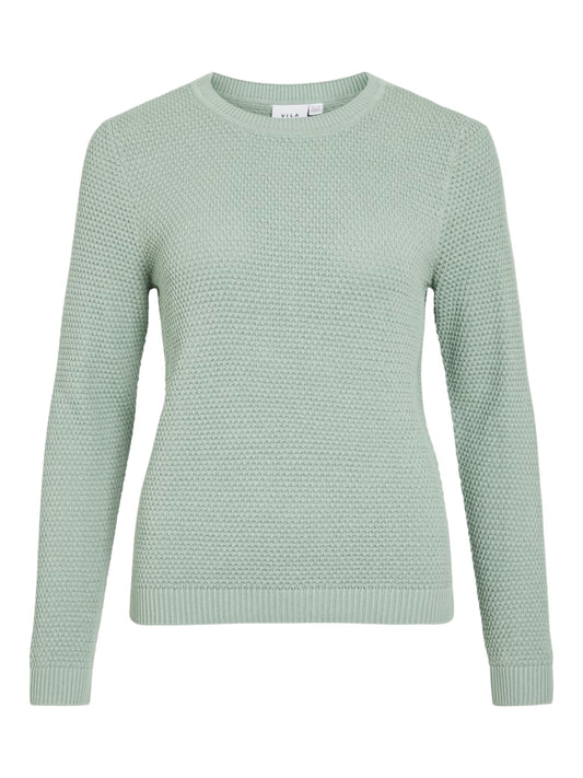 Vila Damen Pullover Blue Surf