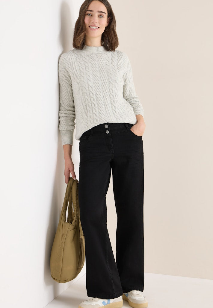 Cecil Damen Hosen Black Was