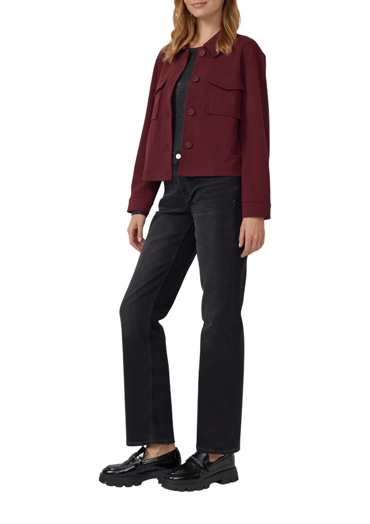 S. Oliver red Damen T-Shirts Grey/Black