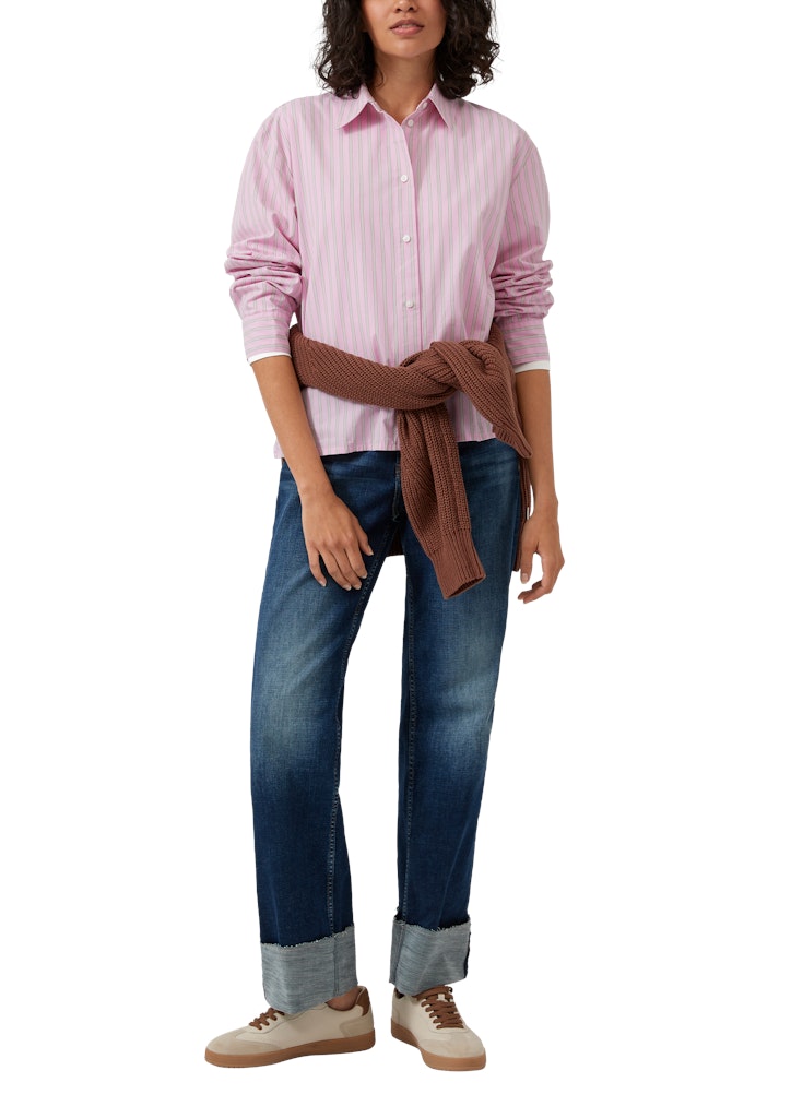 S. Oliver red Damen Blusen Lilac/Pink